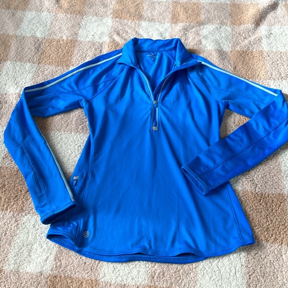 Athleta Running Wild Reflective Half Zip - Picture 1 of 7